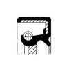 MERCE 0139975847 Shaft Seal, power steering pump